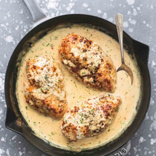 Lemon Chicken in Dill Cream Sauce - Creme De La Crumb