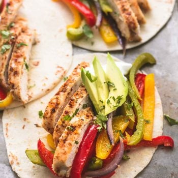 Healthy Sheet Pan Chicken Fajitas