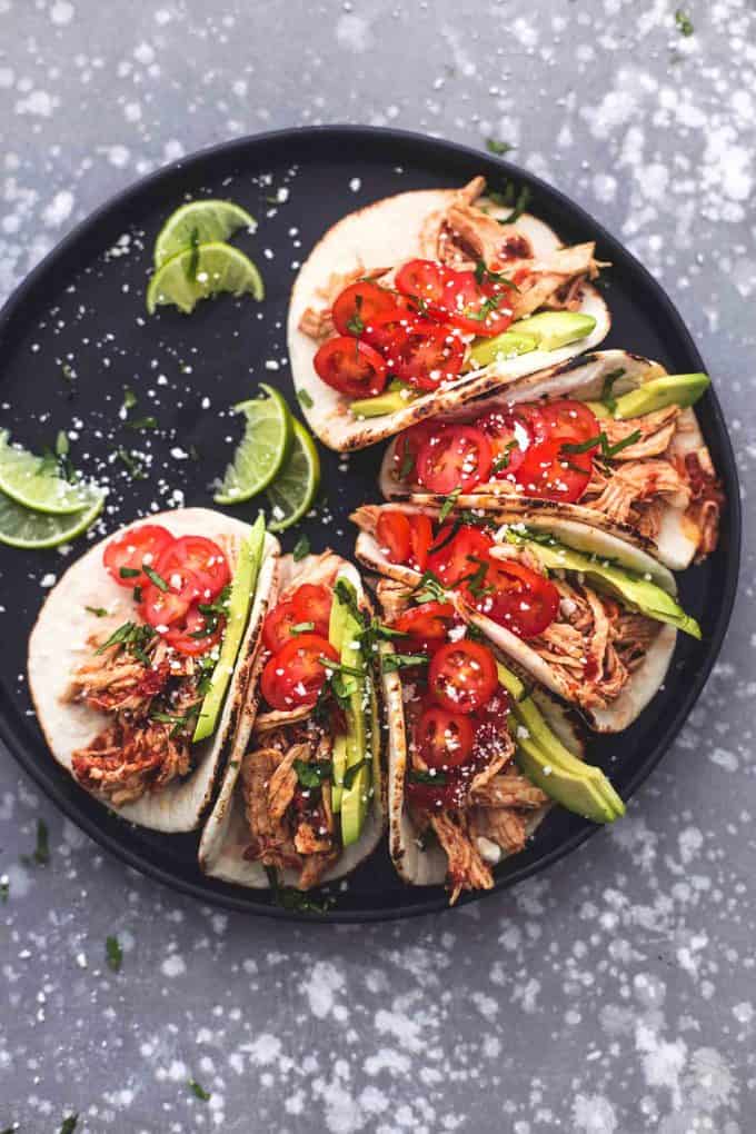 Instant Pot Shredded Chicken Tacos Creme De La Crumb
