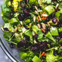 Easy Chopped Asian Salad recipe | lecremedelacrumb.com