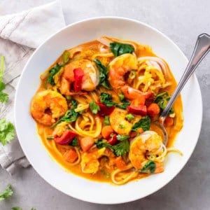 Easy Thai Coconut Curry Recipe | lecremedelacrumb.com