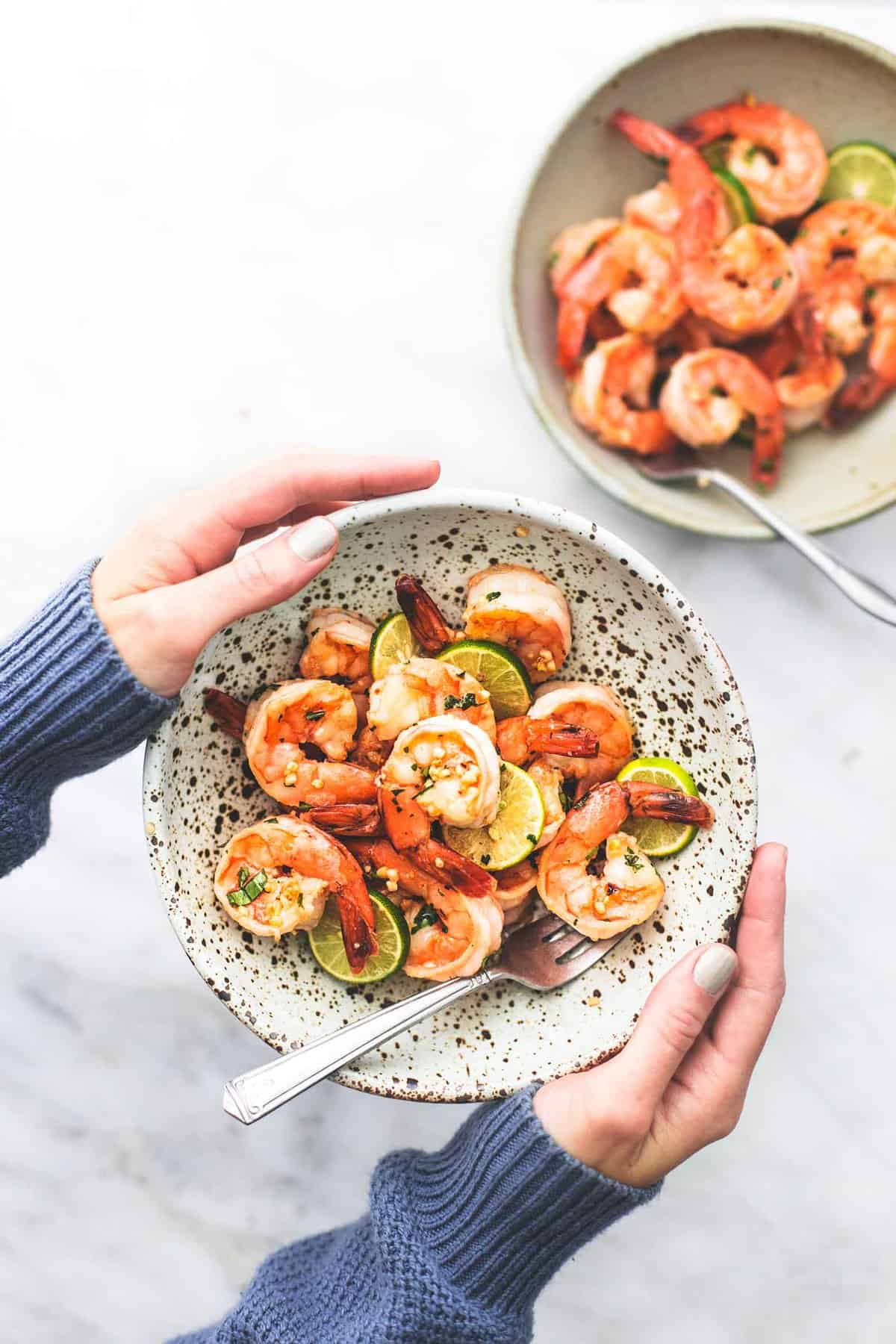 Garlic Lime Shrimp Marinade | lecremedelacrumb.com