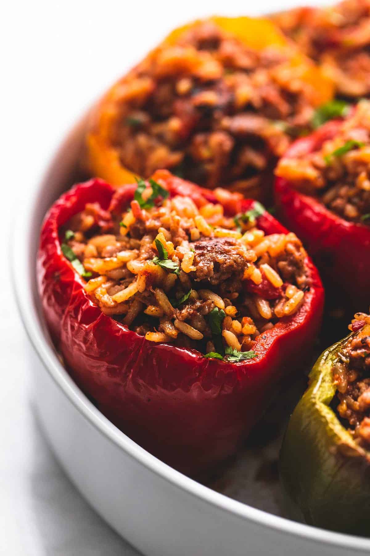 BEST Ever Easy Stuffed Peppers (Five Ingredients) Creme