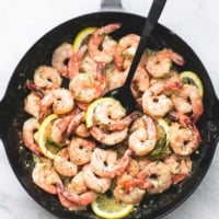 Easy Creamy Lemon Dill Shrimp recipe | lecremedelacrumb.com