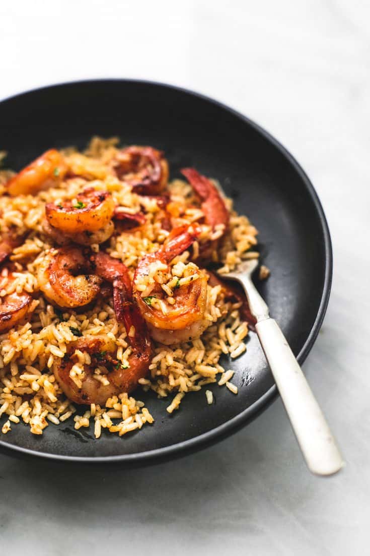 Cajun Shrimp and Rice Skillet - Creme De La Crumb