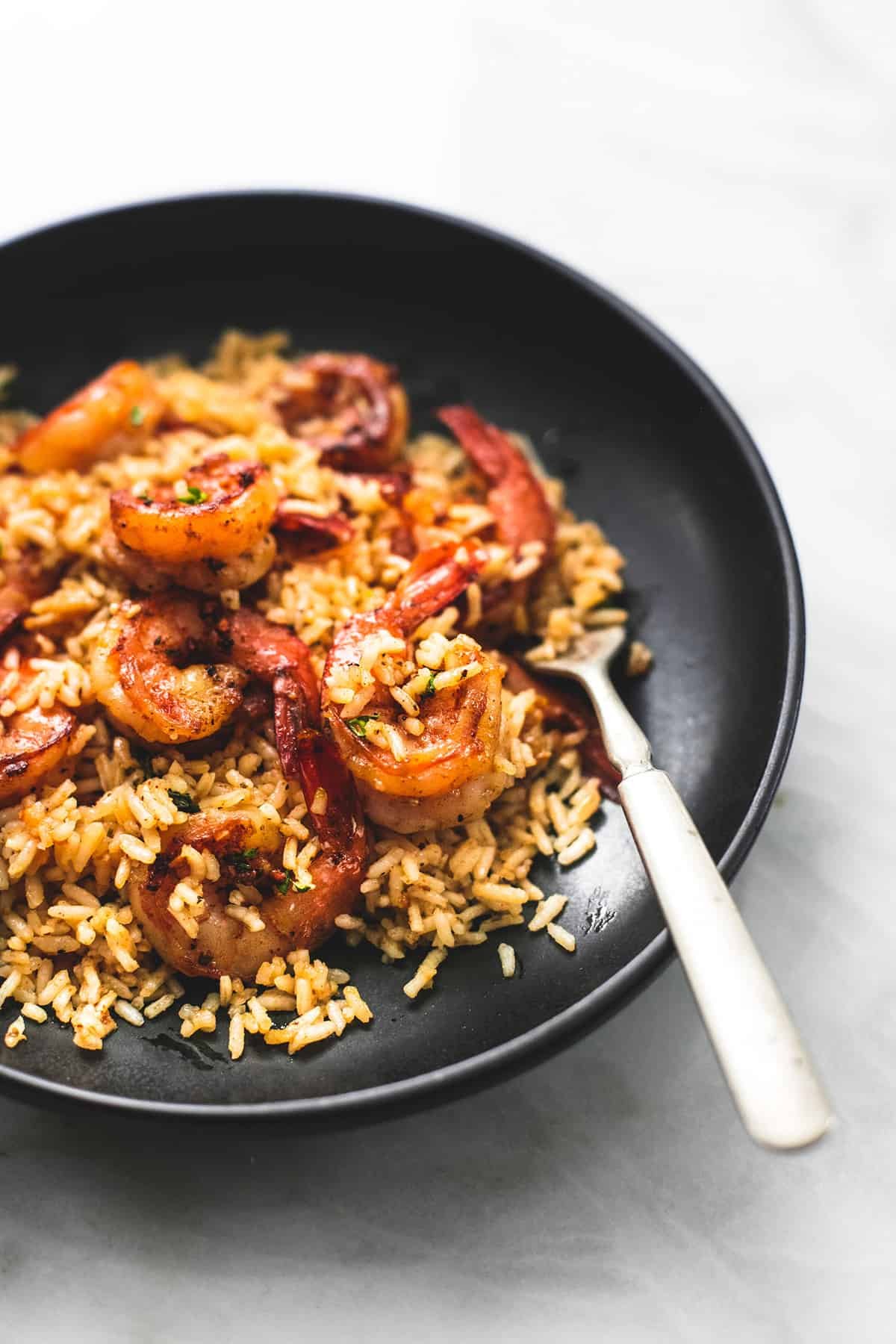 Cajun Shrimp and Rice Skillet | lecremedelacrumb.com
