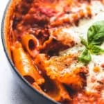 Skillet Lasagna | lecremedelacrumb.com