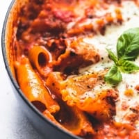 Skillet Lasagna | lecremedelacrumb.com