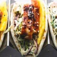 Easy 30 Minute Teriyaki Chicken Tacos dinner recipe | lecremedelacrumb.com