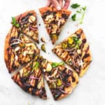 Grilled BBQ Chicken Pizza | lecremedelacrumb.com
