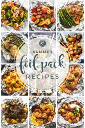 12 Easy and Simple Foil Packet Recipes for summer grilling | lecremedelacrumb.com