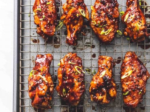 Crispy Korean Bbq Oven Baked Chicken Wings Creme De La Crumb