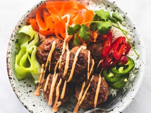 Pork Meatball Banh Ground Pork Banh Mi Recipe Banh Mi Sandwiches With Ground Beef Meatballs Well Seasoned Studio
