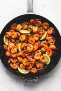 Honey Cilantro Lime Shrimp easy dinner recipe | lecremedelacrumb.com