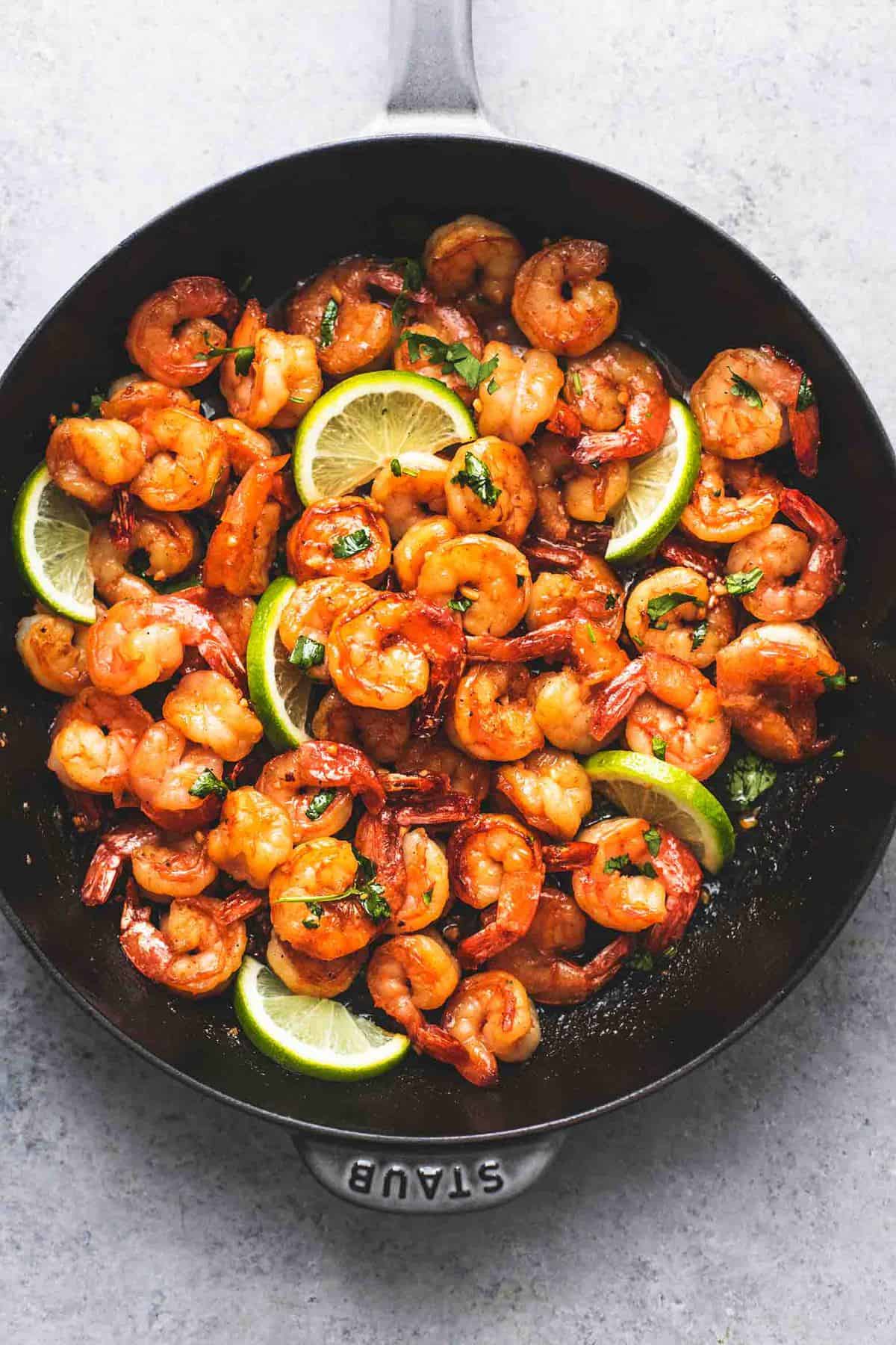 Honey Cilantro Lime Shrimp