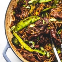 Teriyaki Steak Stir Fry easy dinner recipe | lecremedelacrumb.com