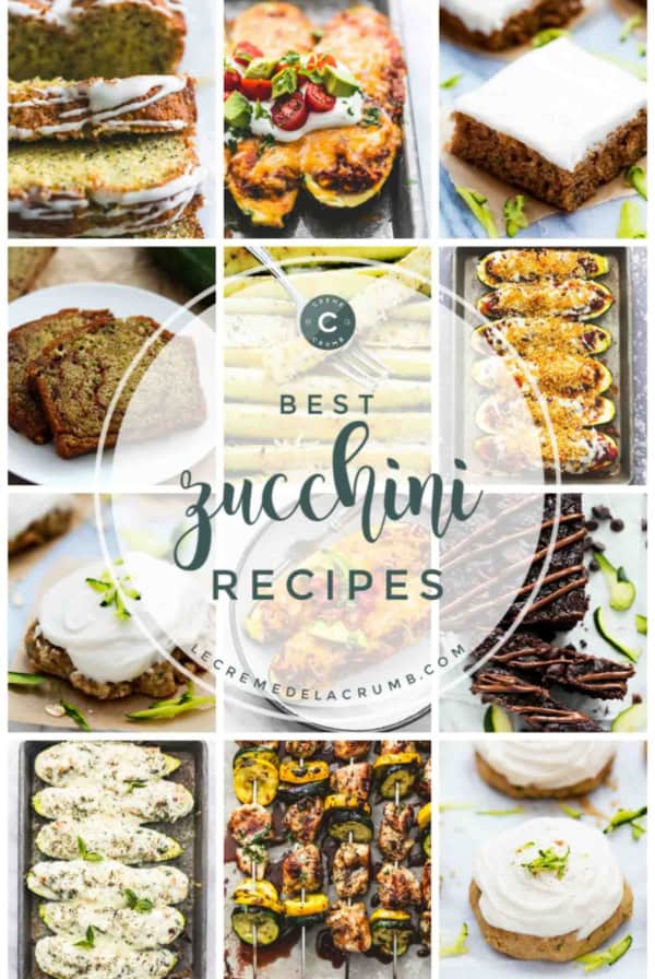 Easy Zucchini Recipes | lecremedelacrumb.com