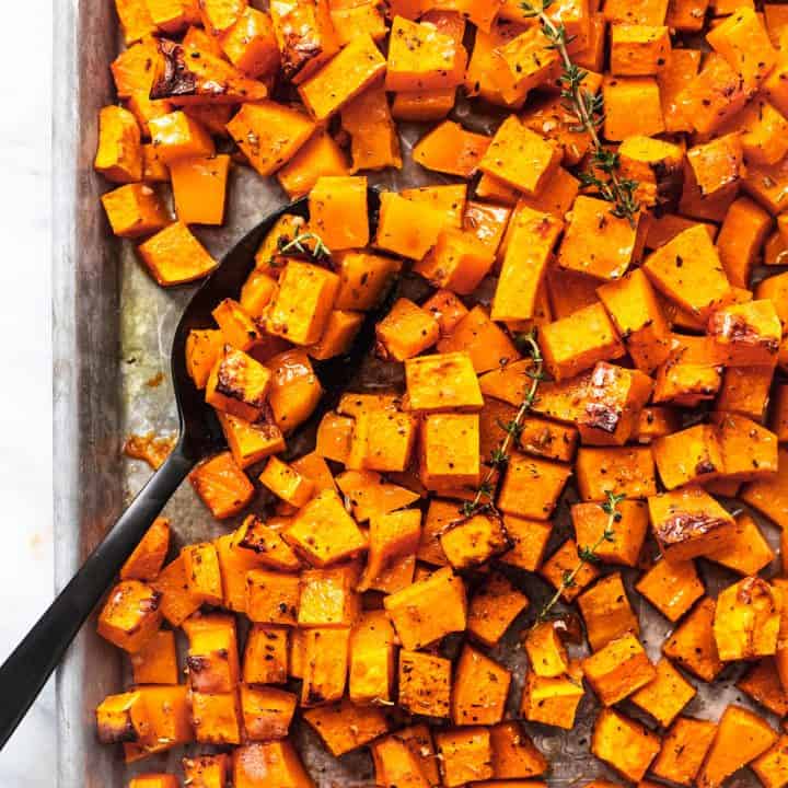 Even Oven Roasted Butternut Squash Recipe | Creme de a Crumb