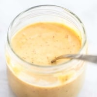 Fat Free Dijon Salad Dressing easy salad dressing recipe | lecremedelacrumb.com