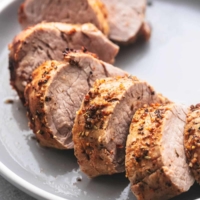Best Quick Pork Marinade easy pork tenderloin dinner recipe | lecremedelacrumb.com