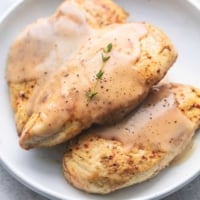 Instant Pot Chicken Breast and Gravy easy pressure cooker dinner recipe | lecremedelacrumb.com