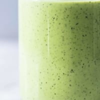 healthy cilantro avocado ranch dressing in a bottle