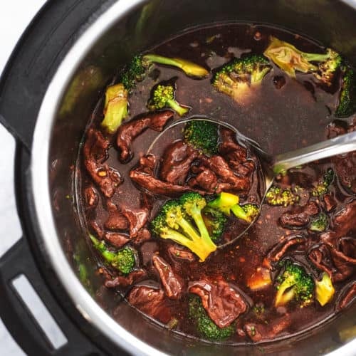 Slow Cooker Broccoli Beef - Creme De La Crumb