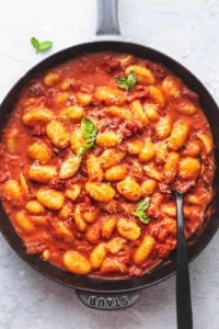 Gnocchi in Tomato Cream Sauce recipe | lecremedealcrumb.com