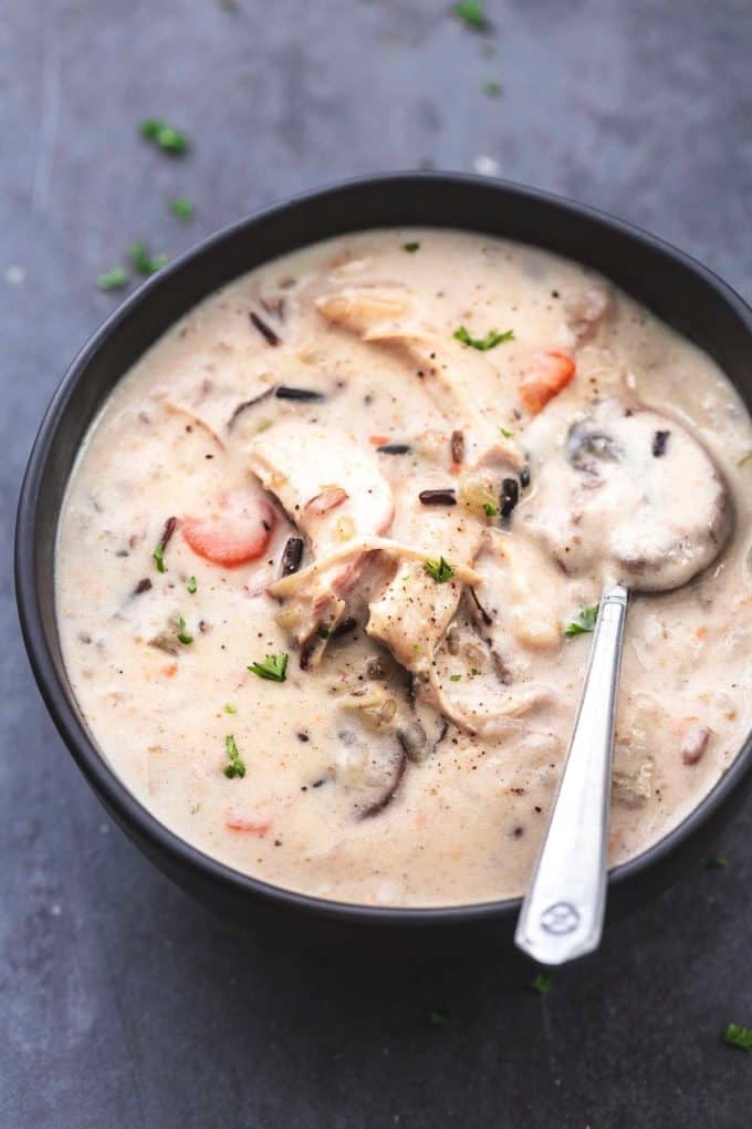 Instant Pot Huhn und Wildreis Suppe - Rezepte vegetarisch Instant Pot Huhn und Wildreis Suppe - Rezepte vegetarisch