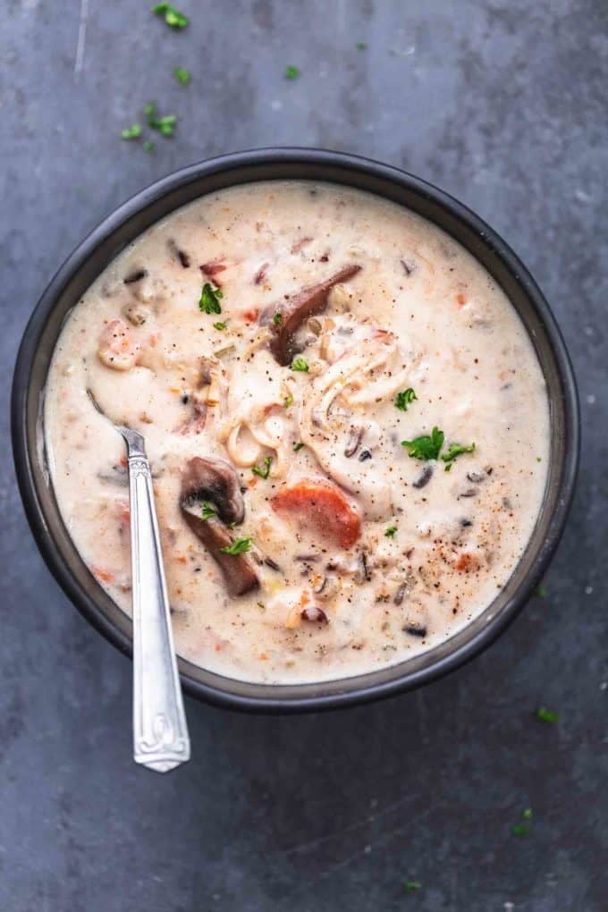 Instant Pot Huhn und Wildreis Suppe - Rezepte vegetarisch Instant Pot Huhn und Wildreis Suppe - Rezepte vegetarisch