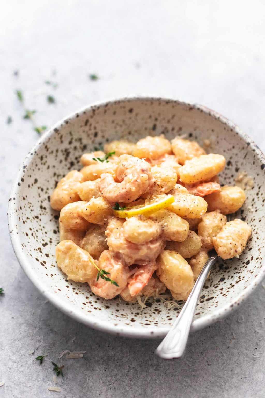 Creamy Lemon Garlic Shrimp and Gnocchi Creme De La Crumb