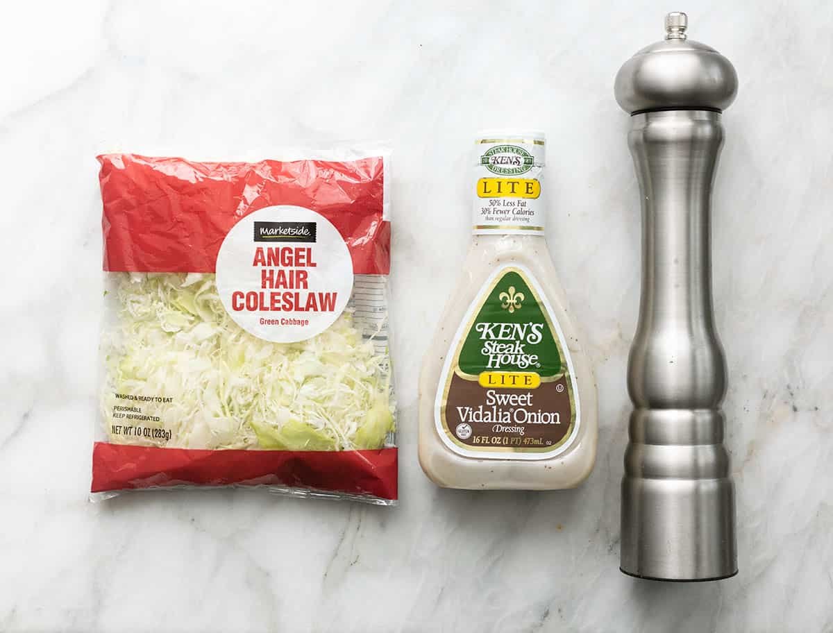 overhead ingredients for cole slaw