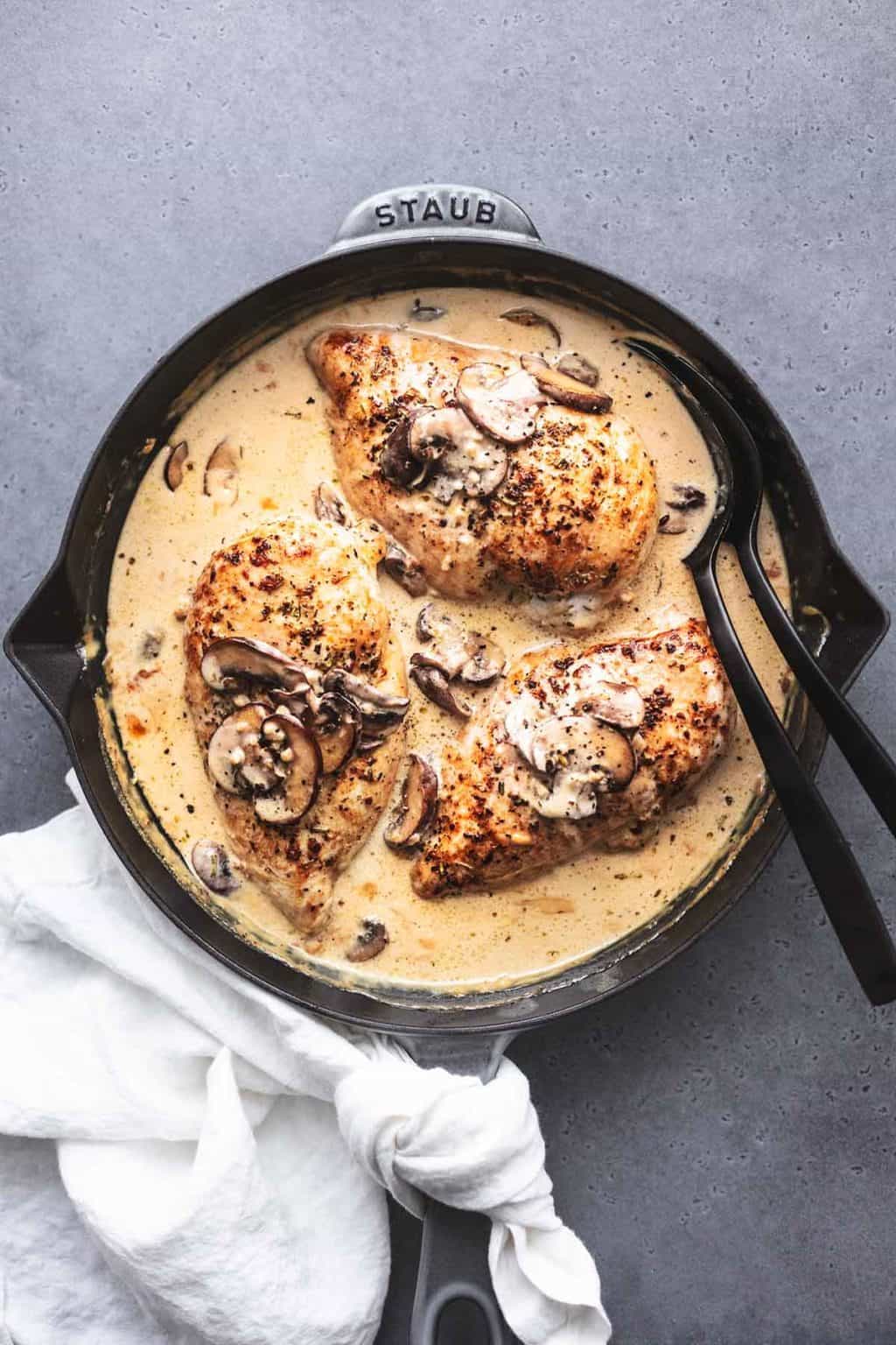 Mushroom Sauce for Chicken - Creme De La Crumb