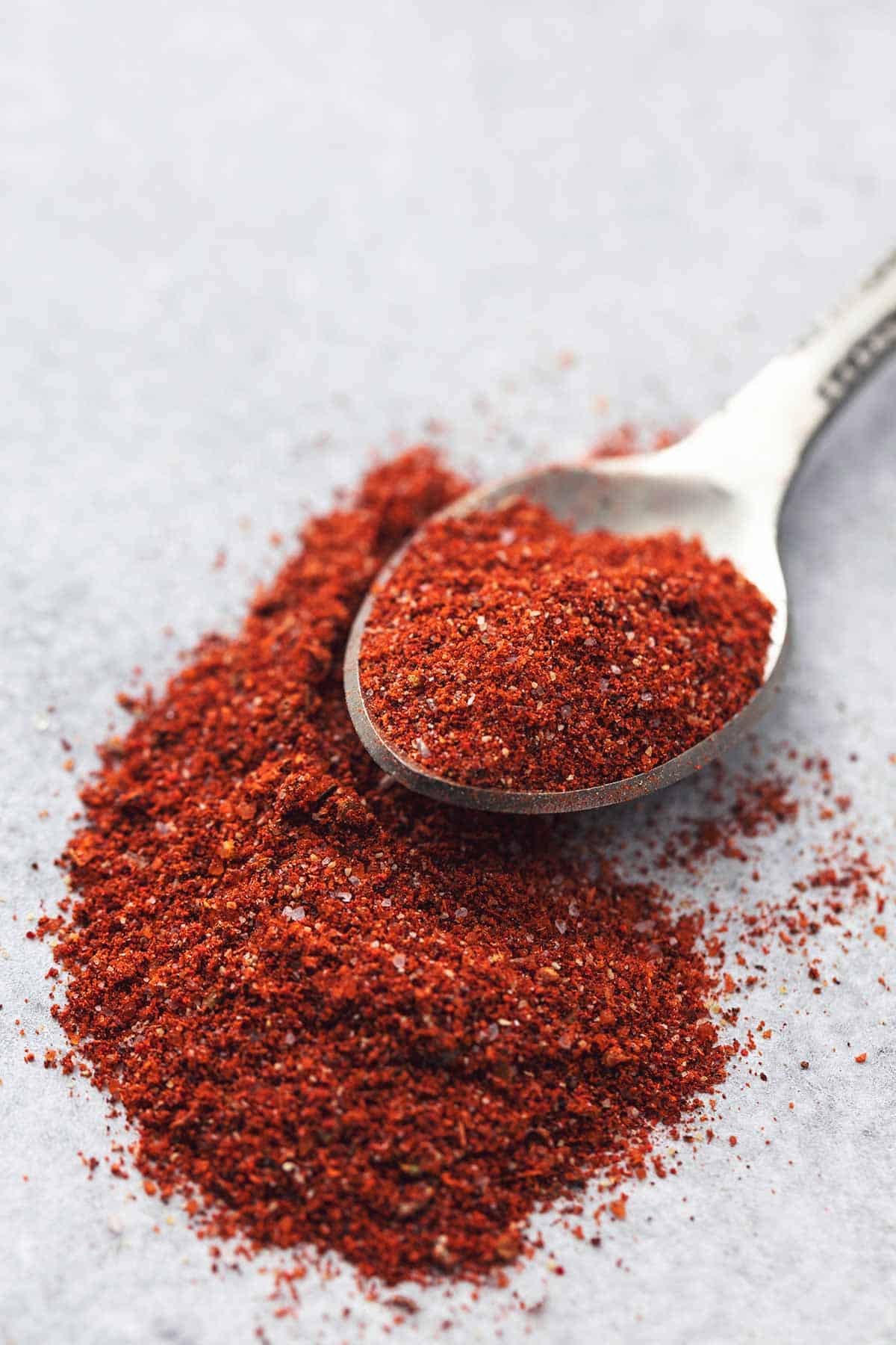 spice mix on table with spoon