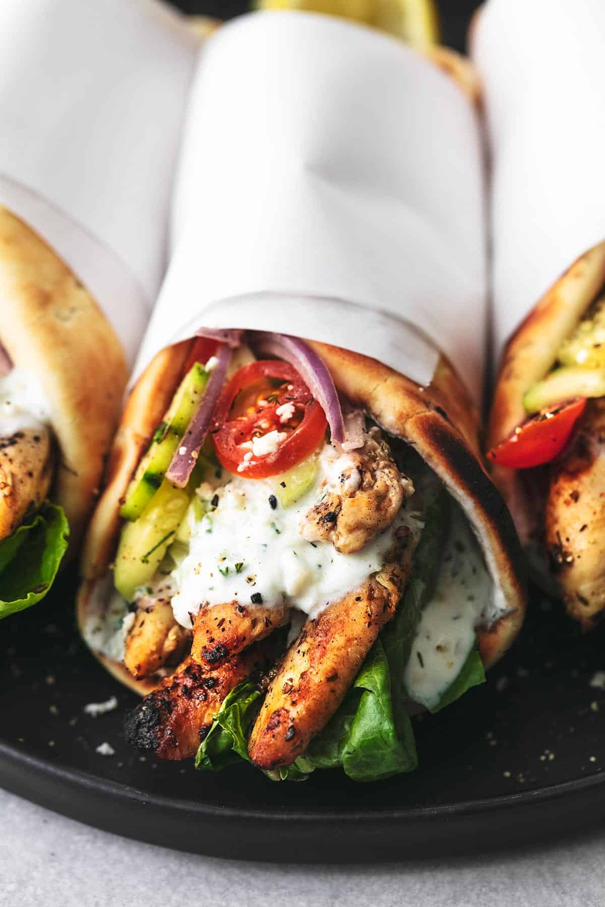 Greek Chicken Gyros - The Girl Who Ate Everything