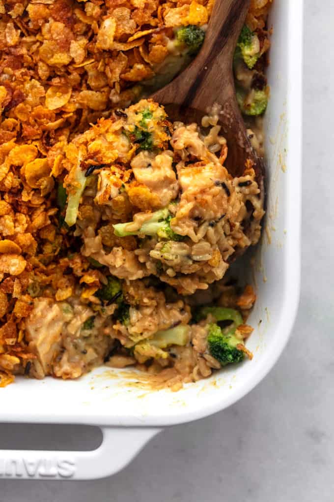 chicken and rice casserole with broccoli
