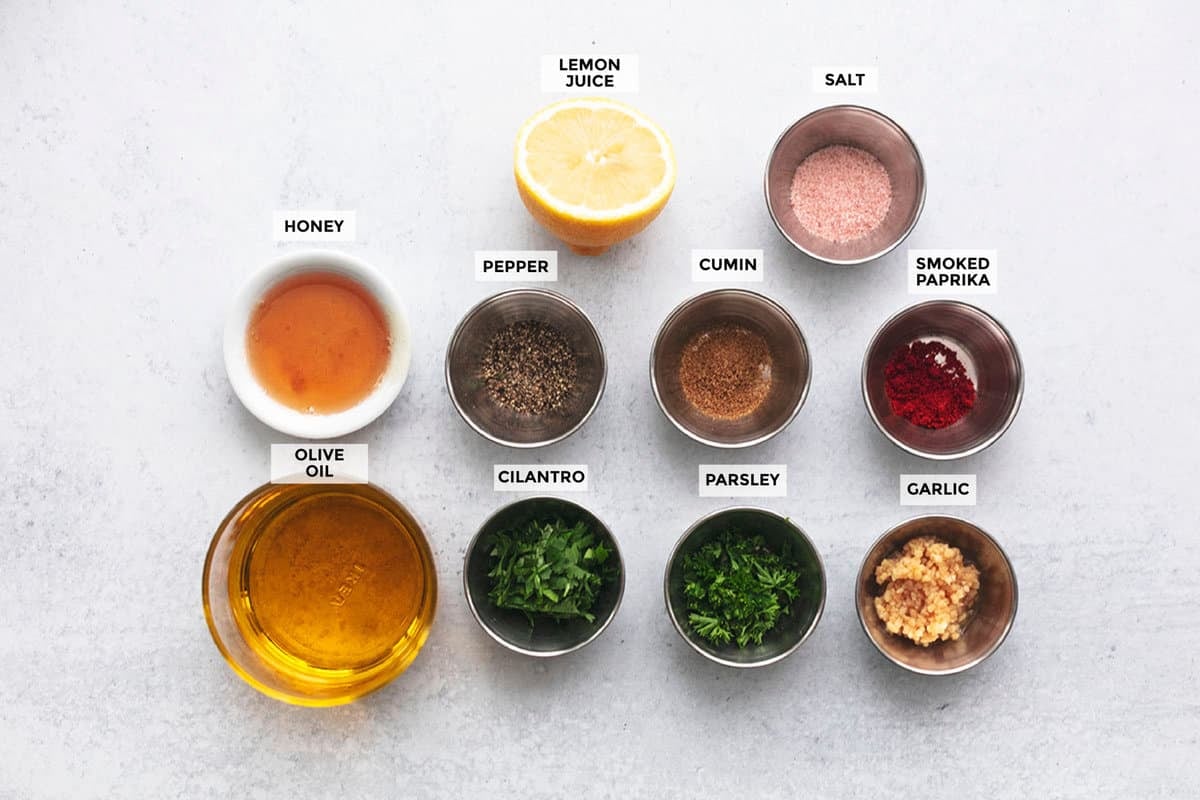 ingredients for tuna steak marinade recipe