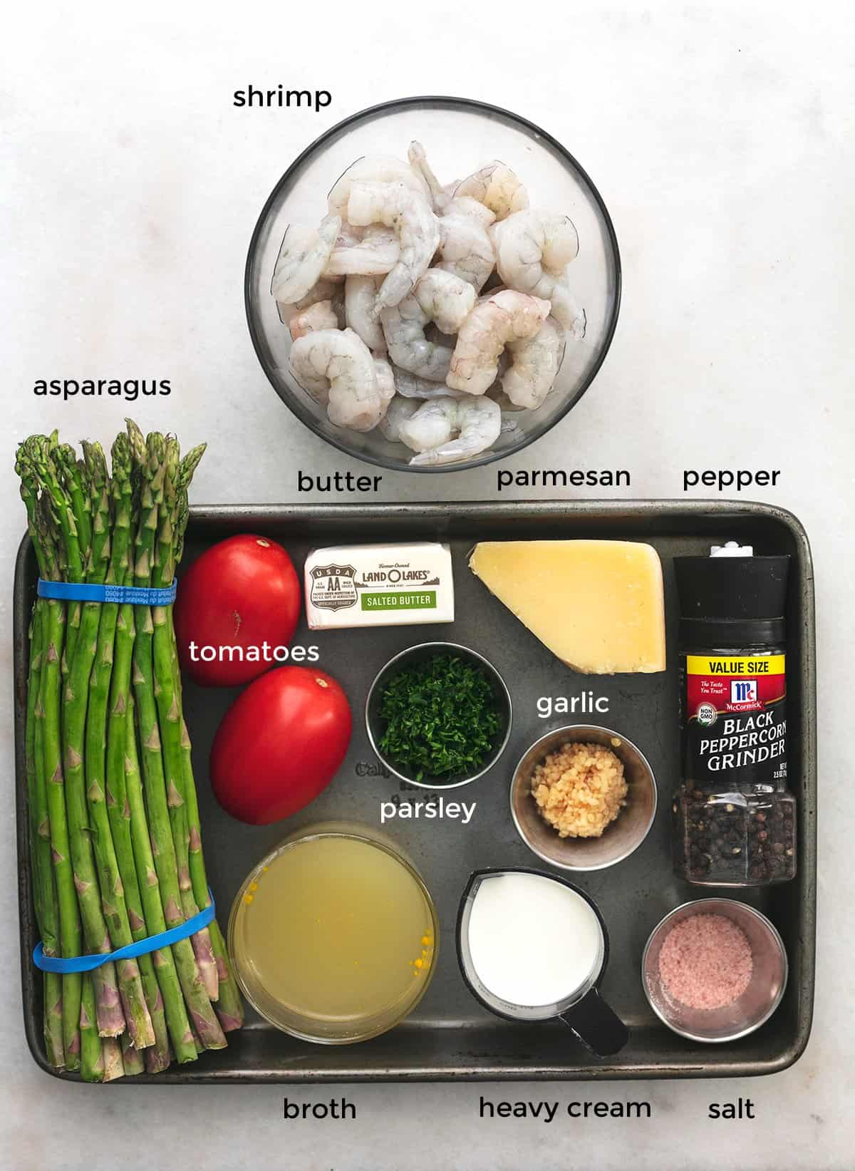 ingredients for shrimp scampi