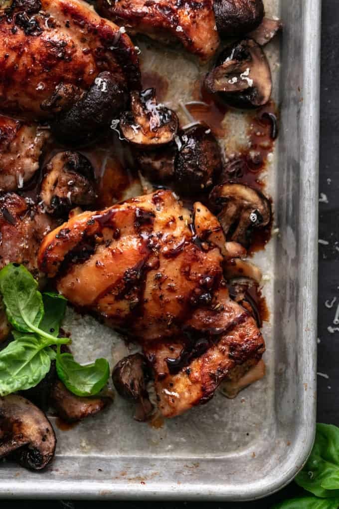 baked chicken thighs with balsamic