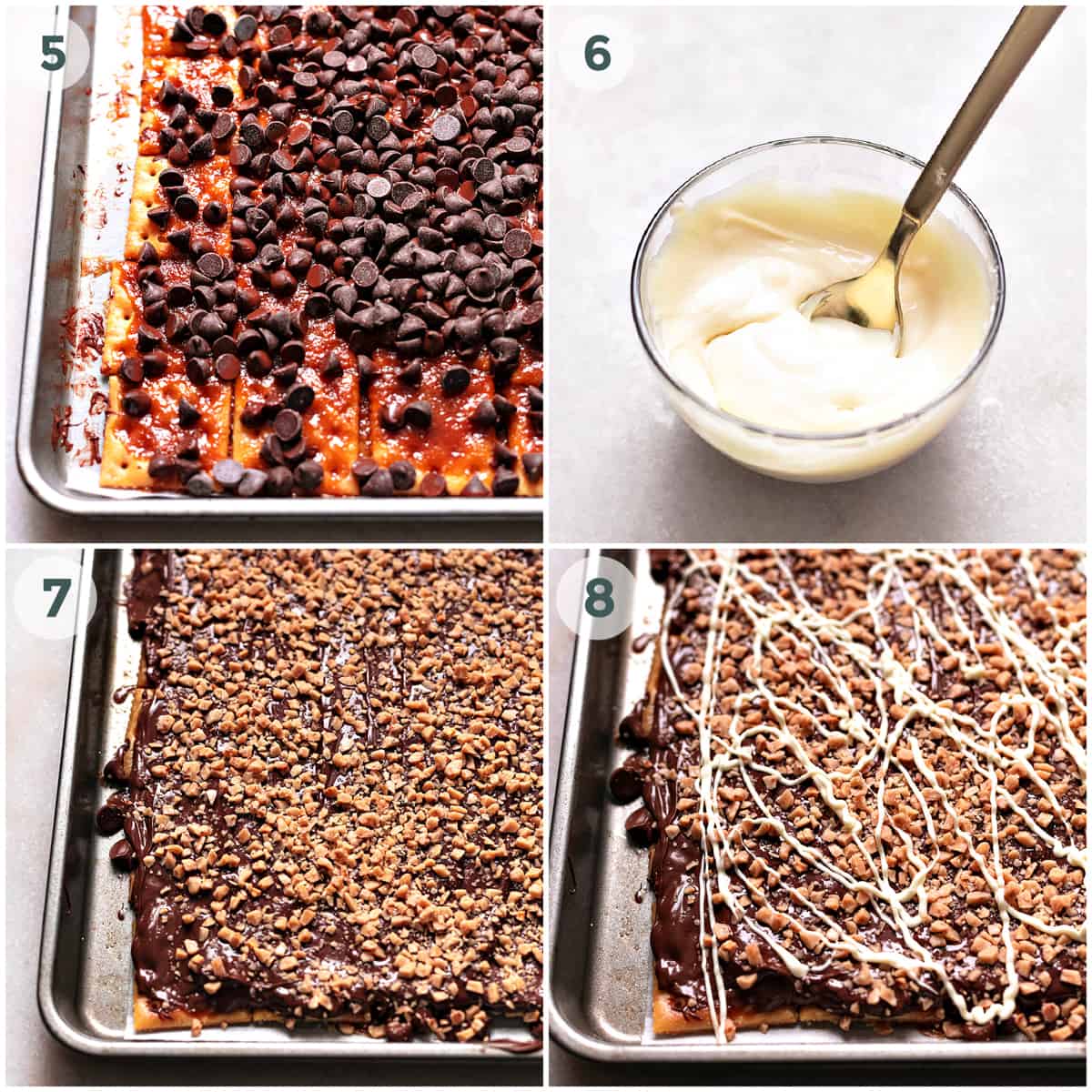 four steps of preparing christmas crack recipe