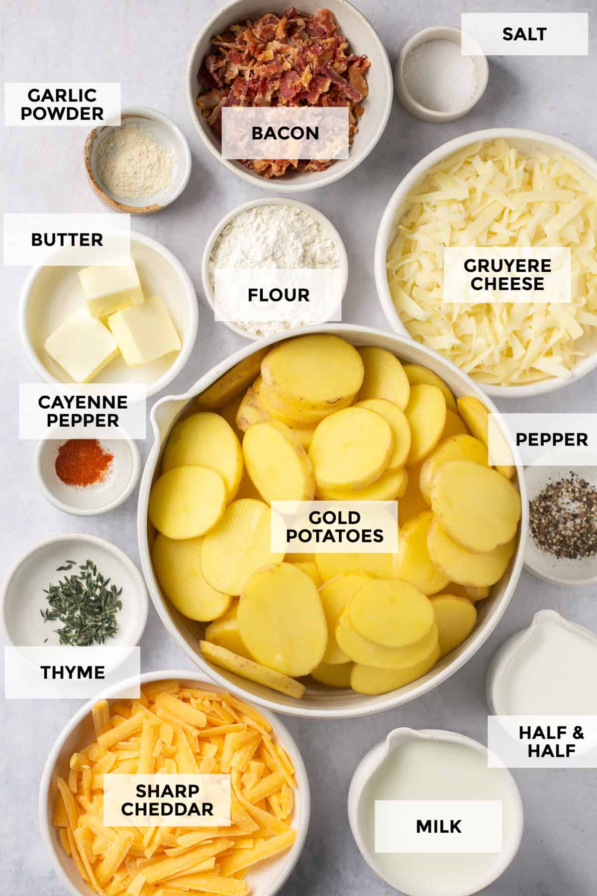 ingredients for scalloped potatoes recipe