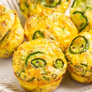 breakfast muffins on a plate