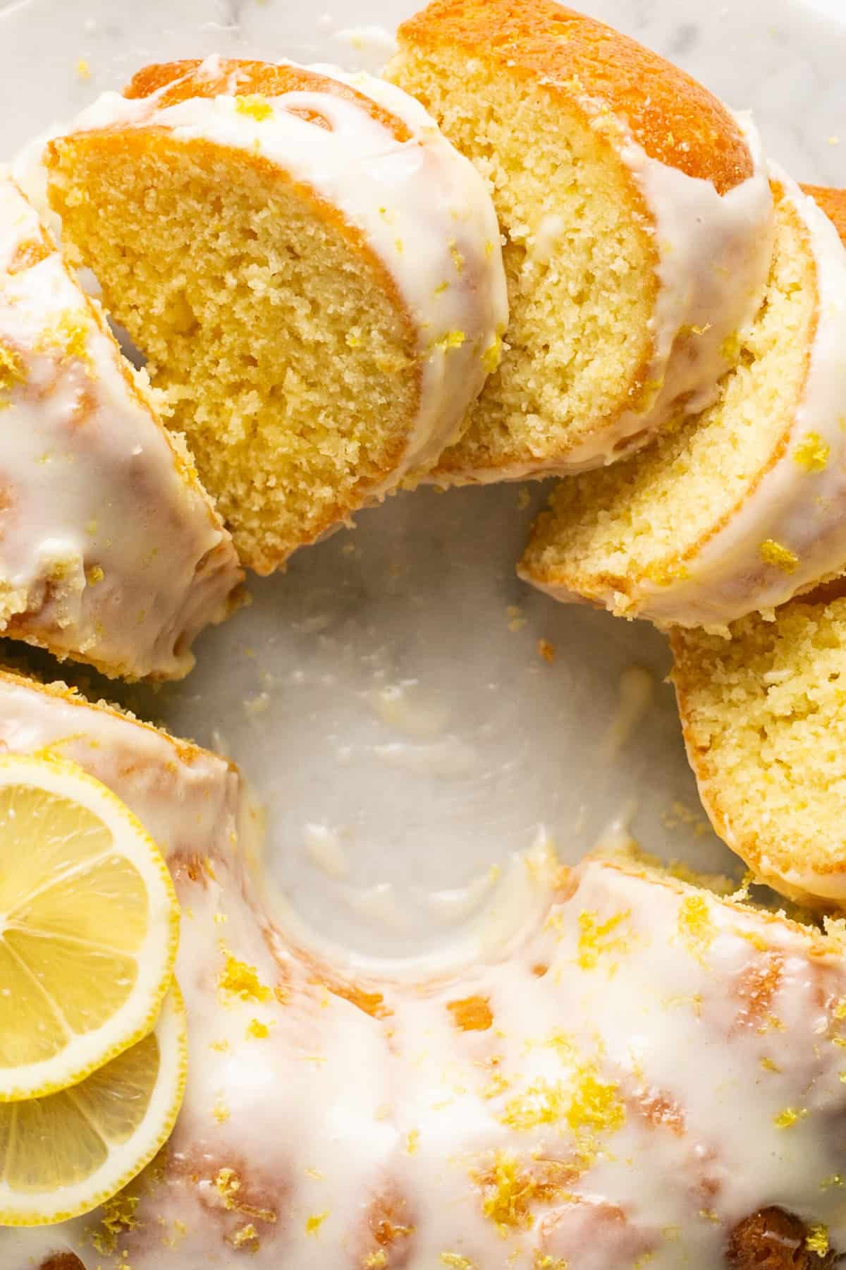 Easy & Moist Lemon Bundt Cake - Handle the Heat