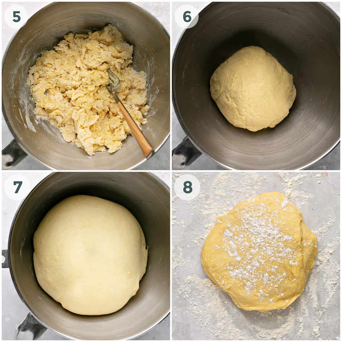 steps 5-8 for crescent rolls recipe