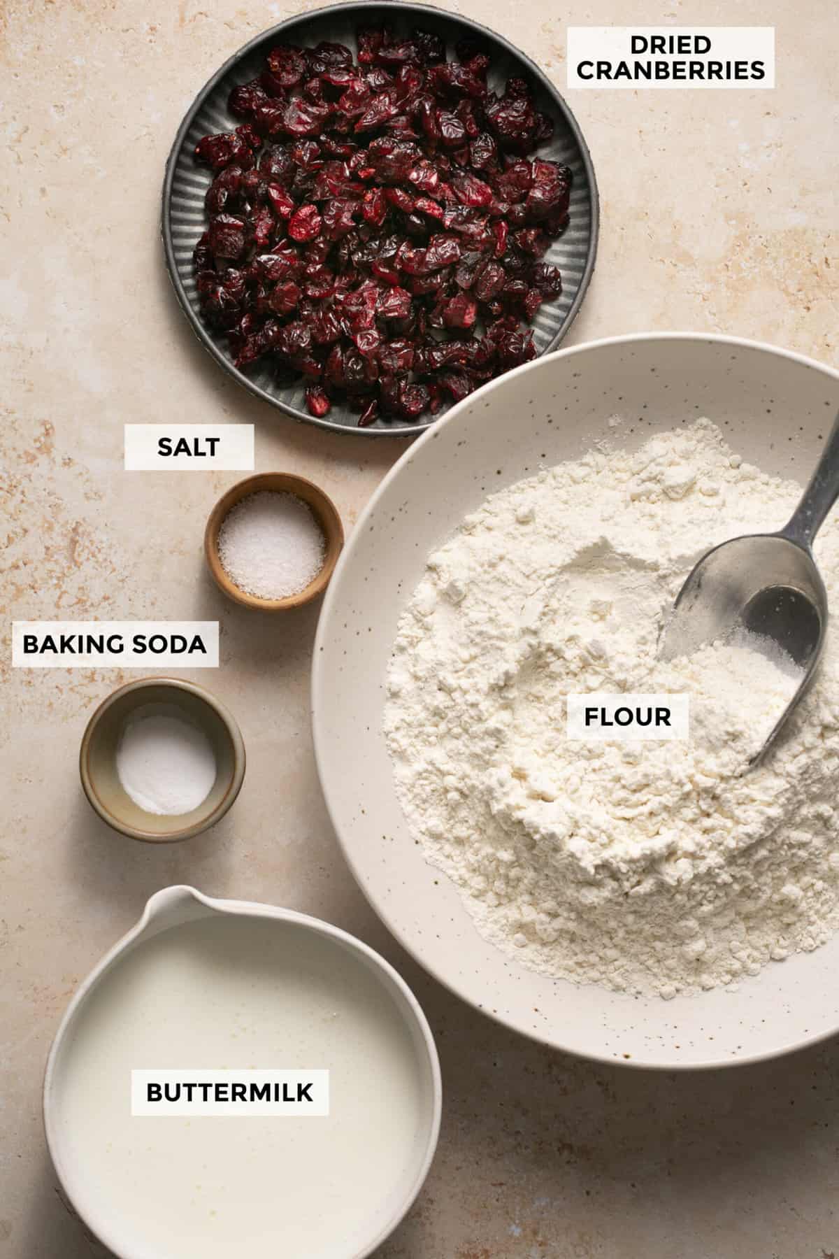 ingredients for irish soda bread recipe