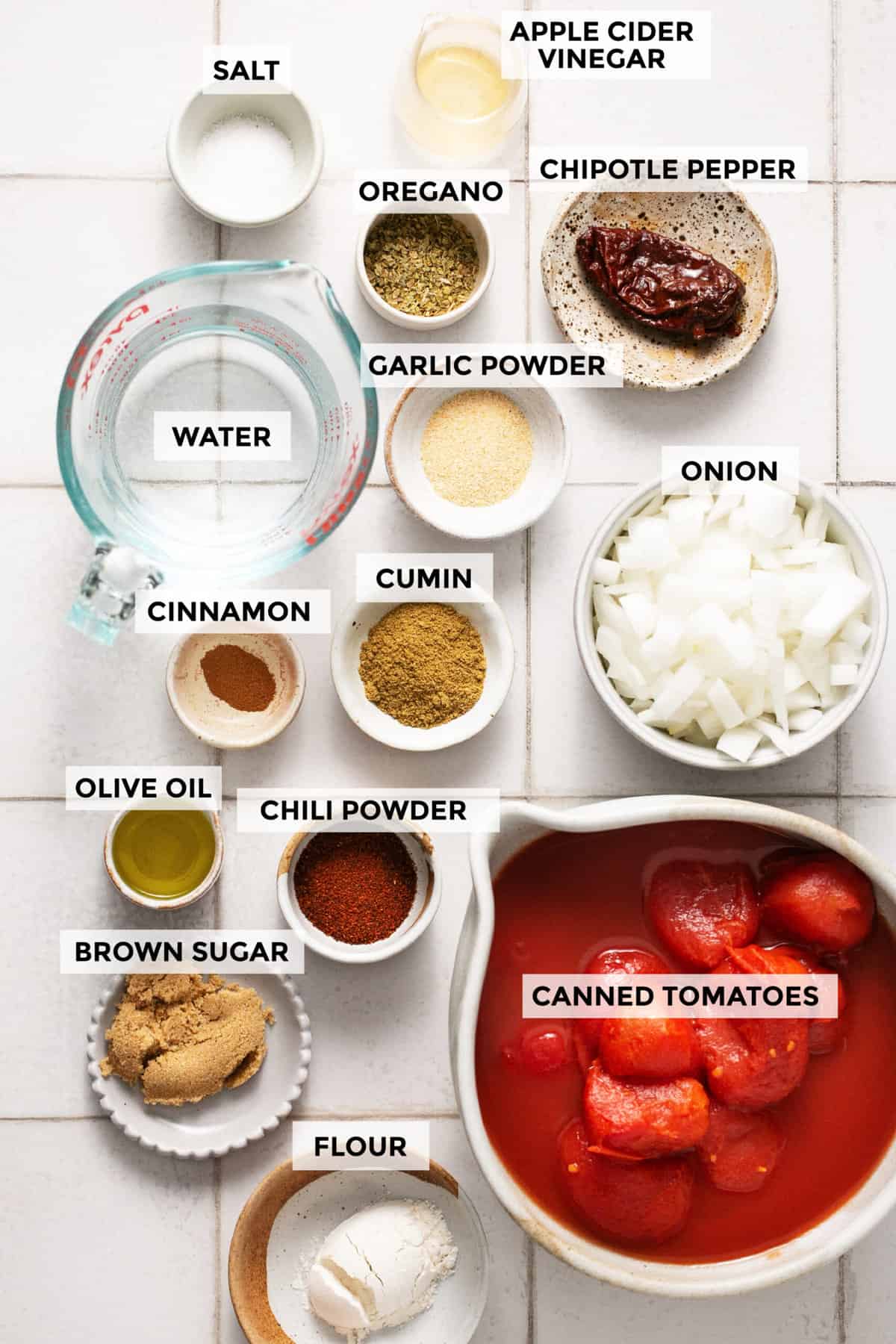 ingredients for enchilada sauce recipe