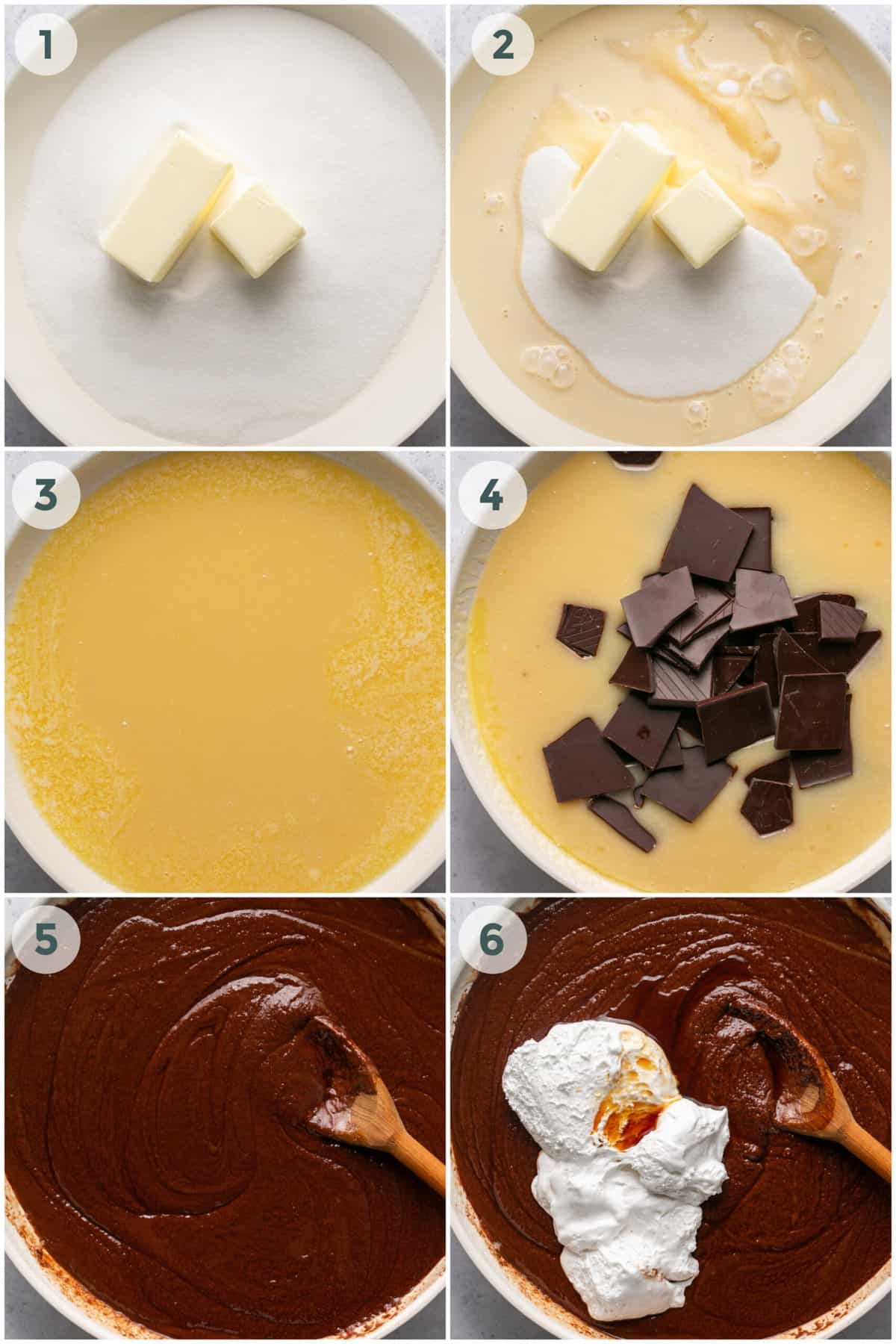 steps 1-6 for fantasy fudge recipe