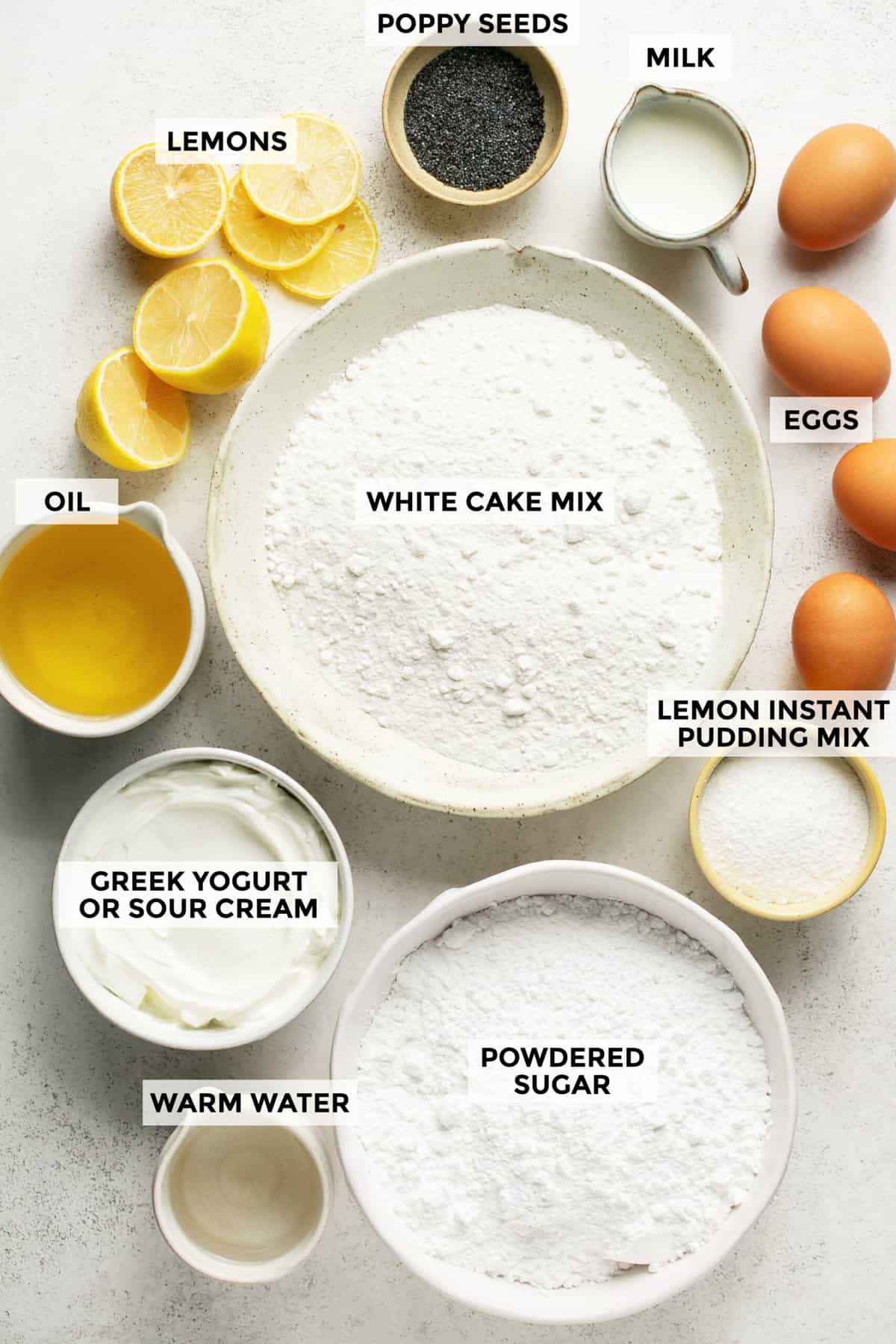 ingredients for lemon poppy seed cake recipe