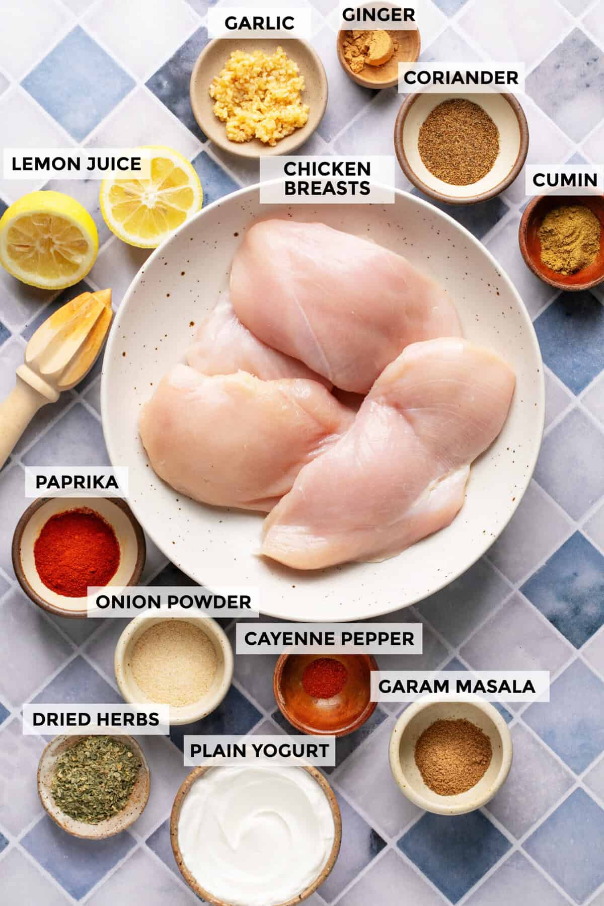 tandoori chicken recipe ingredients